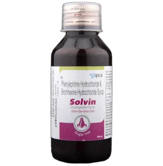 solvin decongestant syrup 100 ml
